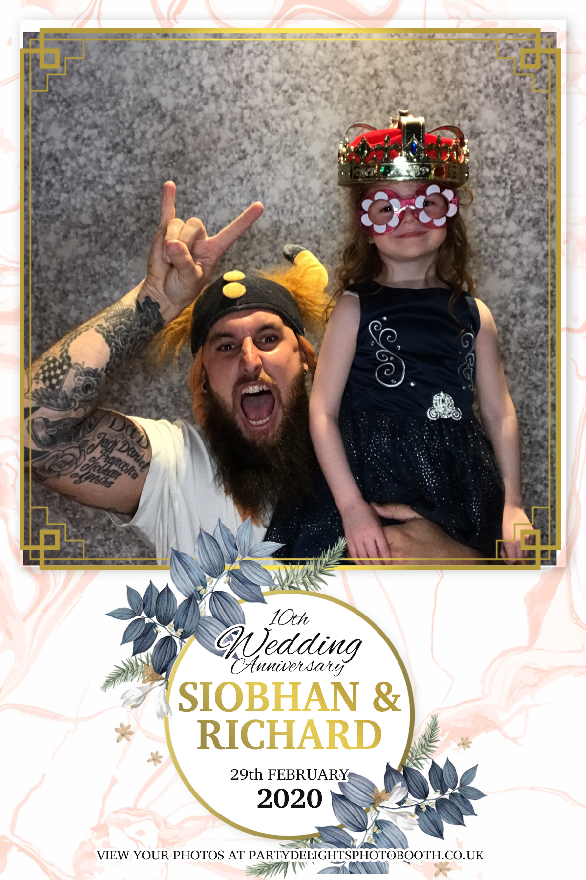 Siobhan and Richards Vow renewal  | View more photos from the event at gallery.partydelightsphotobooth.co.uk/u/PartyDelightsPhotoBooth/Siobhan-and-Richards-Vow-renewal